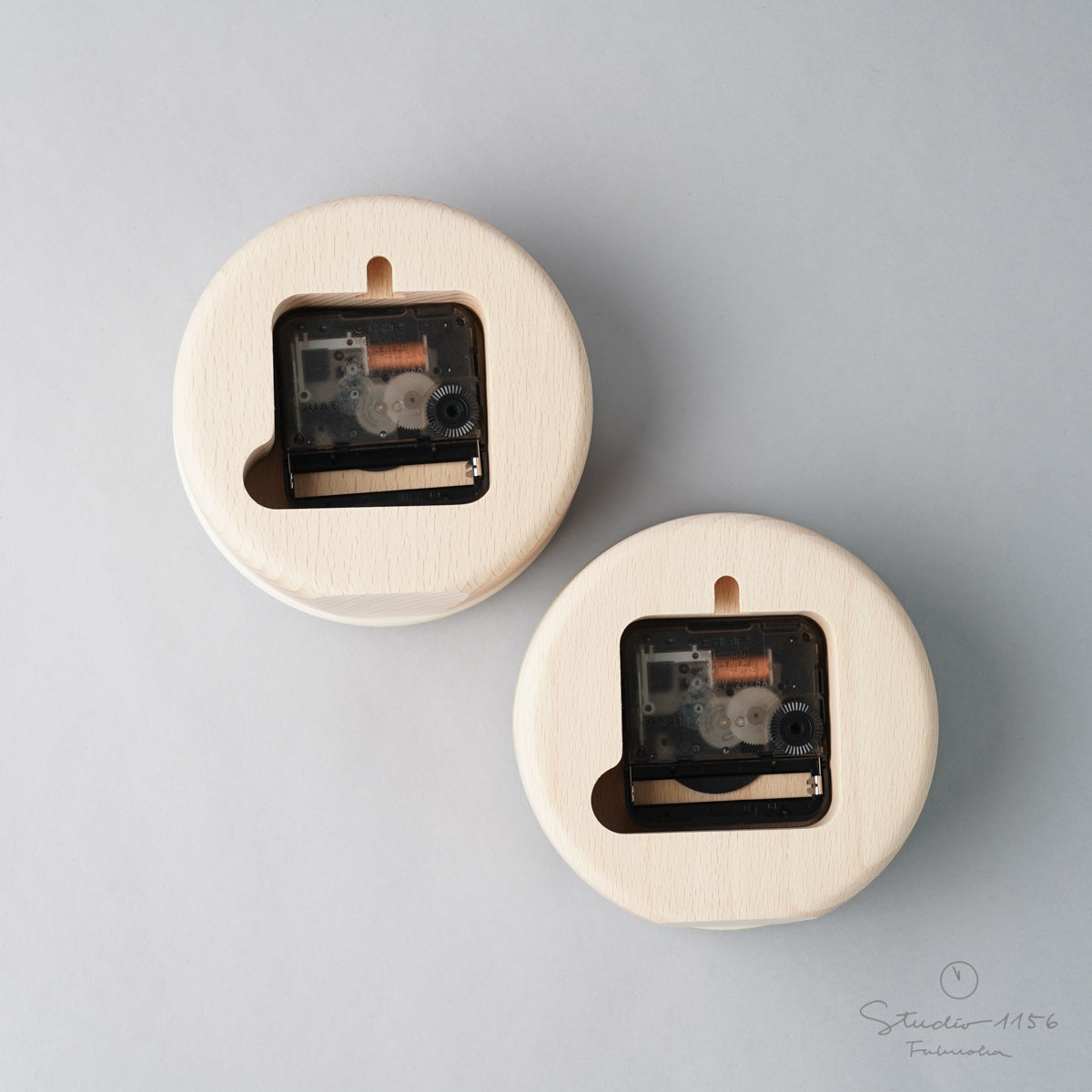 美濃焼 Baum 陶器時計 置き時計 電池付 SUGY Studio1156