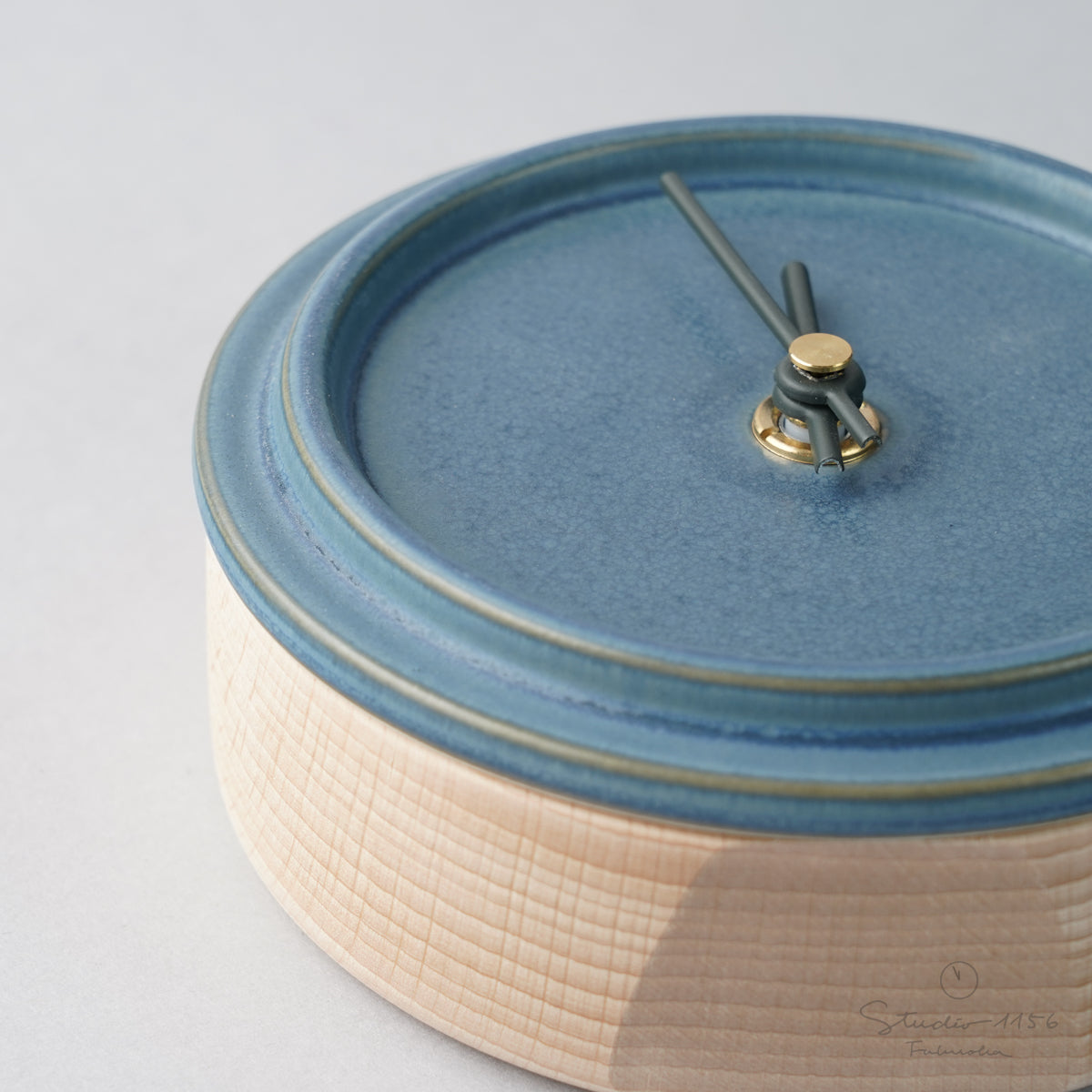 美濃焼 Baum 陶器時計 置き時計 電池付 SUGY Studio1156