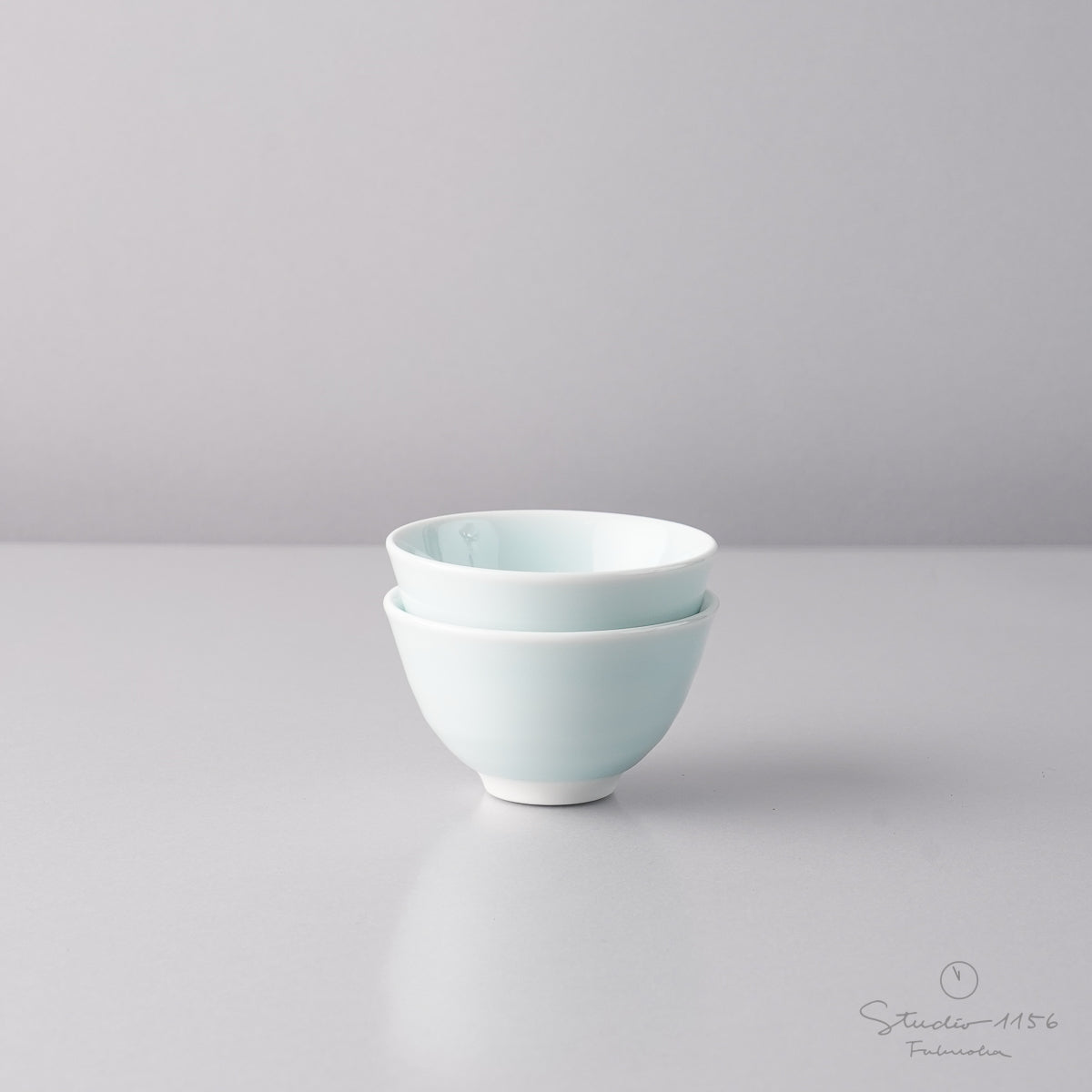 波佐見焼 青白磁 片口酒器とぐい呑み Koushun Studio1156