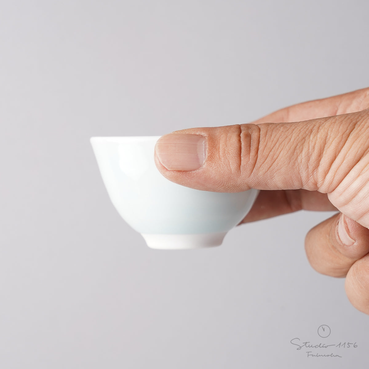 波佐見焼 青白磁 片口酒器とぐい呑み Koushun Studio1156