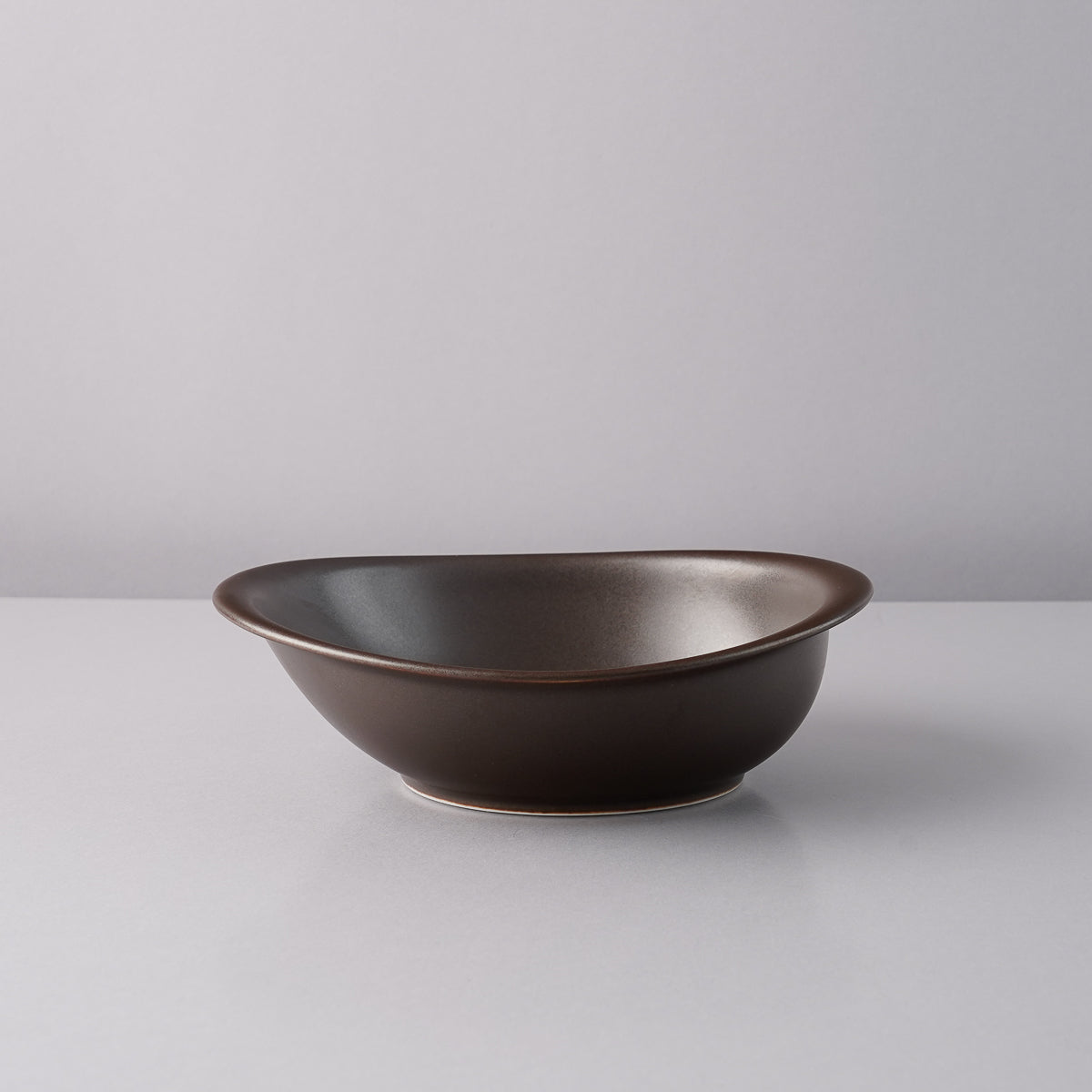 波佐見焼 OVENWARE グラタン皿 オーバル(M) 18cm [耐熱食器] ブラウン(BN) Saikai Studio1156