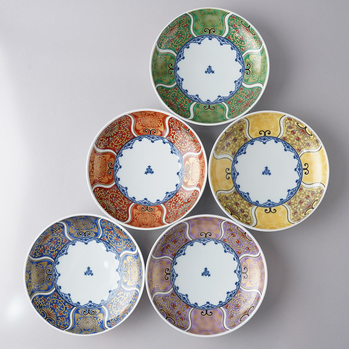 波佐見焼 献上古伊万里 五寸皿 14.5cm Saikai Studio1156