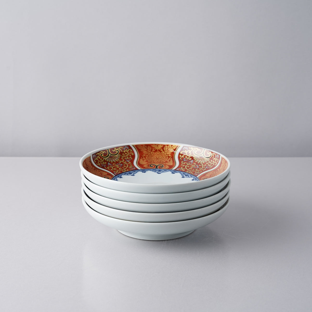 波佐見焼 献上古伊万里 五寸皿 14.5cm Saikai Studio1156