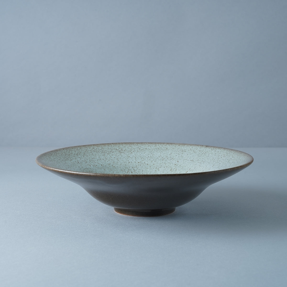 美濃焼 宙(ソラ) ワイドリムクーププレート 21cm BE(ベージュ) Sakuzan Studio1156