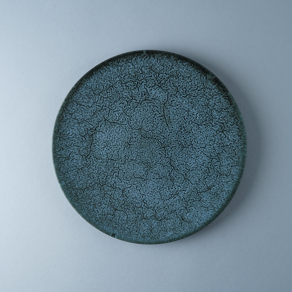 美濃焼 宙(ソラ) プレート 22cm GY Sakuzan Studio1156