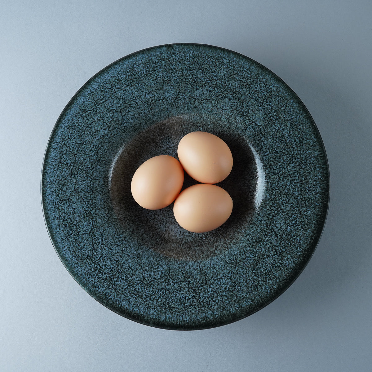 美濃焼 宙(ソラ) ワイドリムクーププレート GY 26cm Sakuzan Studio1156