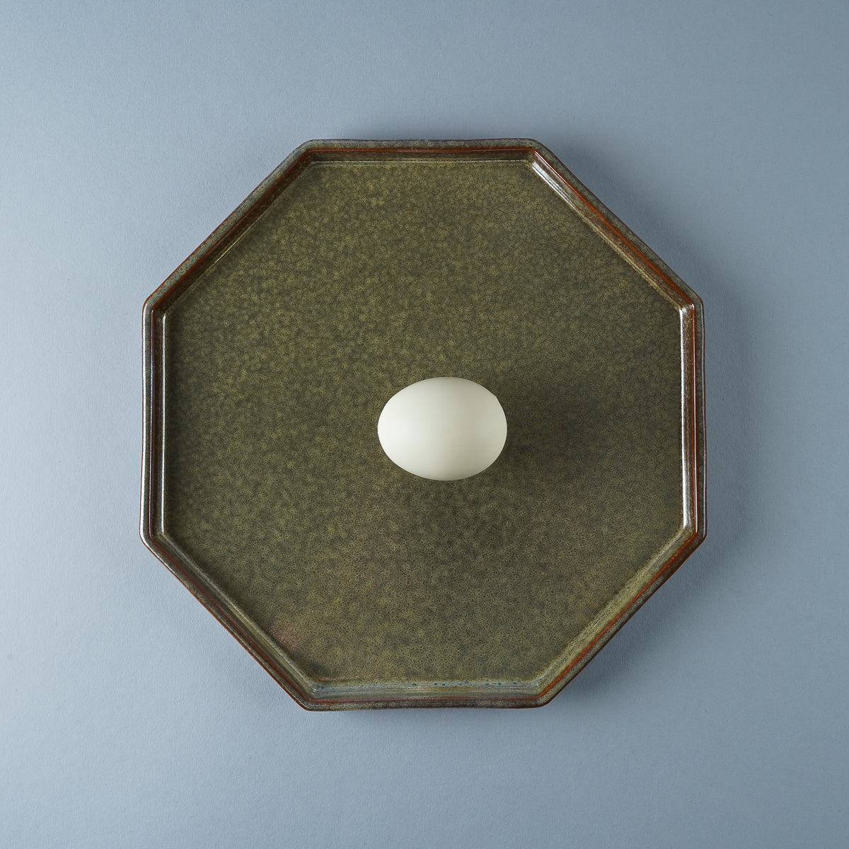 美濃焼 アニス 八角プレート MG 24cm Sakuzan Studio1156