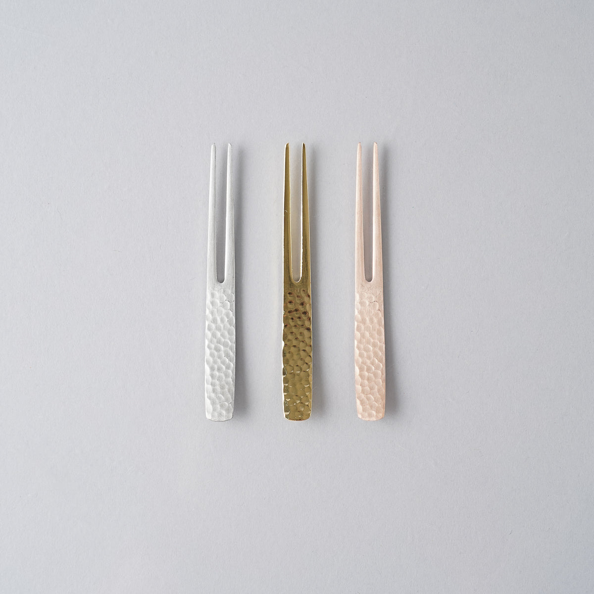 新潟燕カトラリー かんざし ピックフォーク 槌目 9cm Todai Studio1156