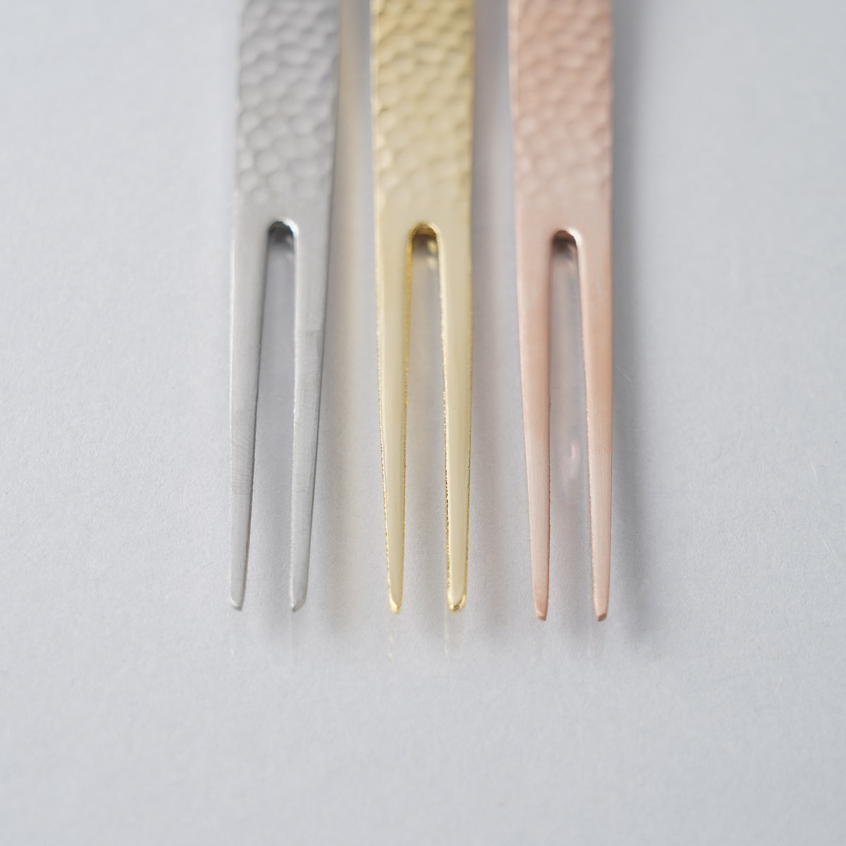 新潟燕カトラリー かんざし ピックフォーク 槌目 9cm Todai Studio1156