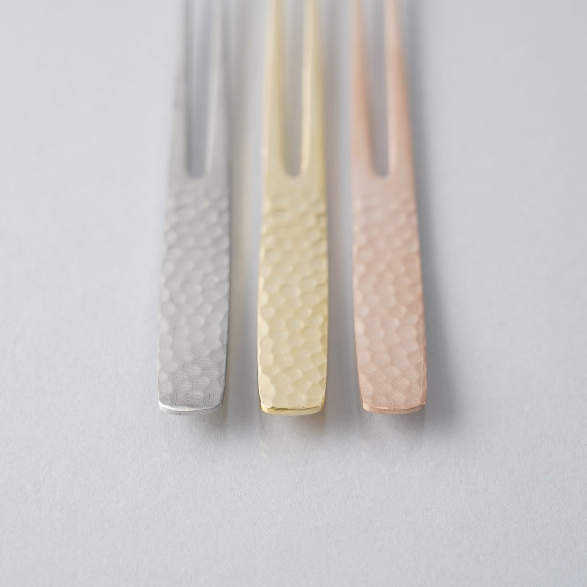 新潟燕カトラリー かんざし ピックフォーク 槌目 9cm Todai Studio1156