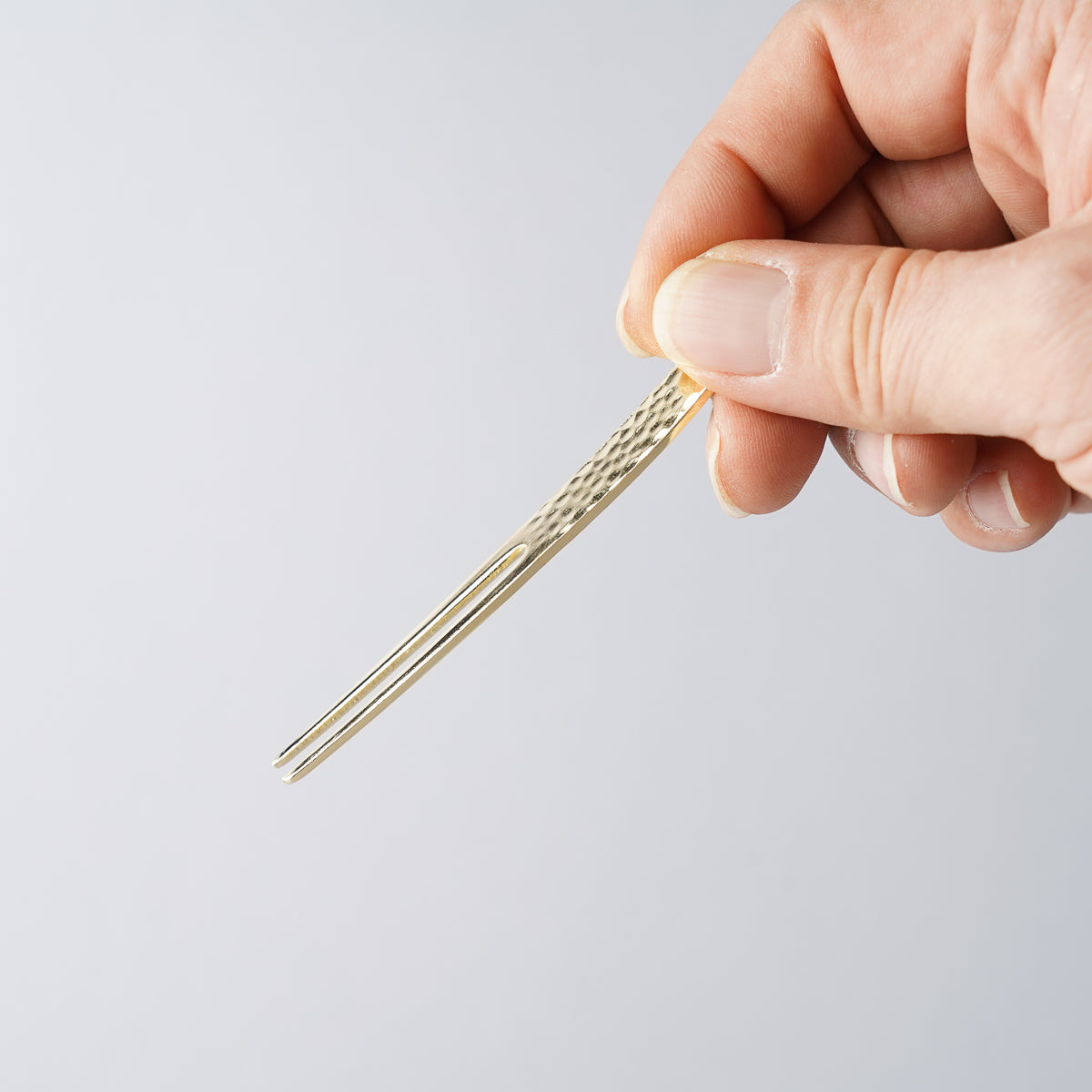 新潟燕カトラリー かんざし ピックフォーク 槌目 9cm Todai Studio1156