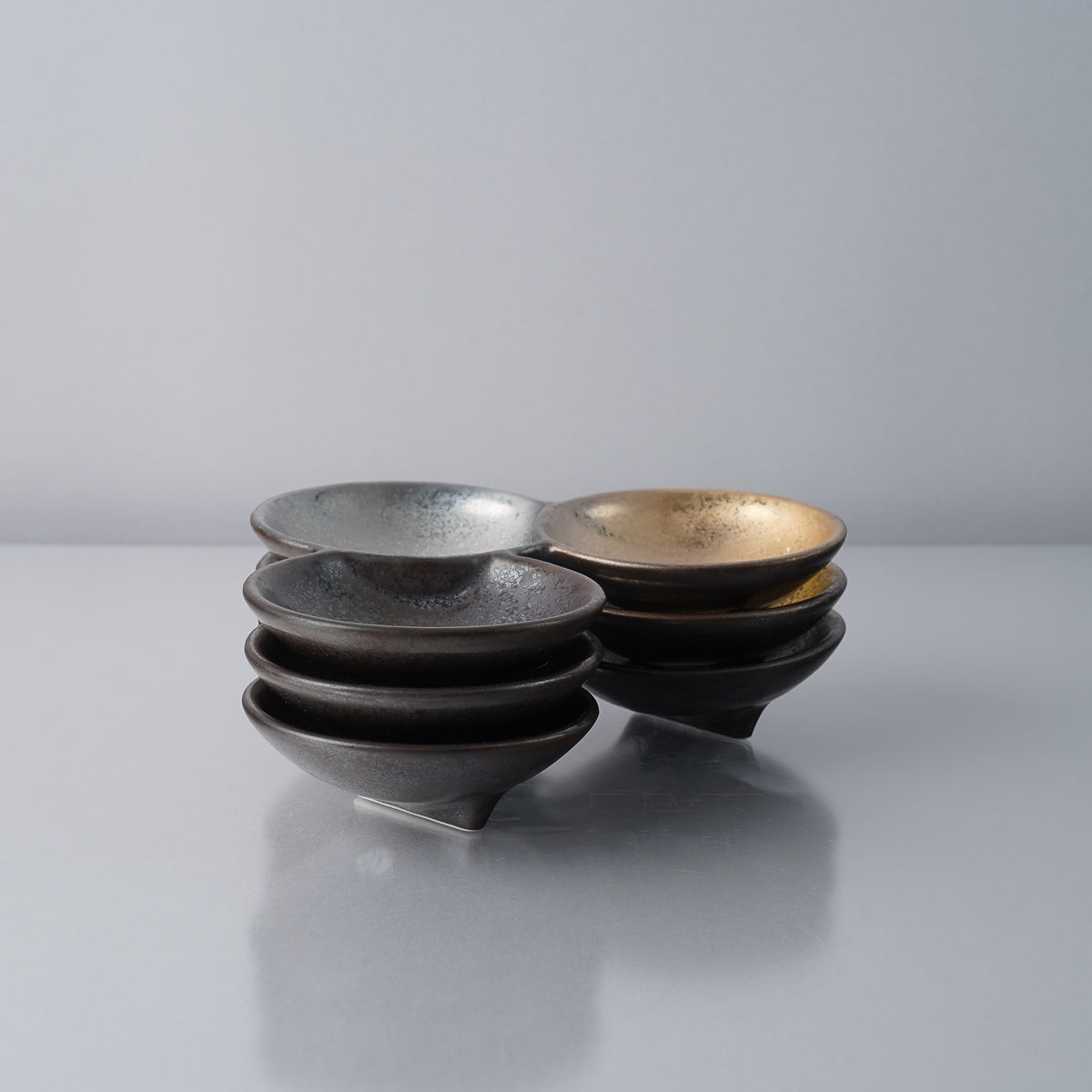 有田焼 三組小皿 仕切り皿(L) 17.5cm Touetsu Studio1156