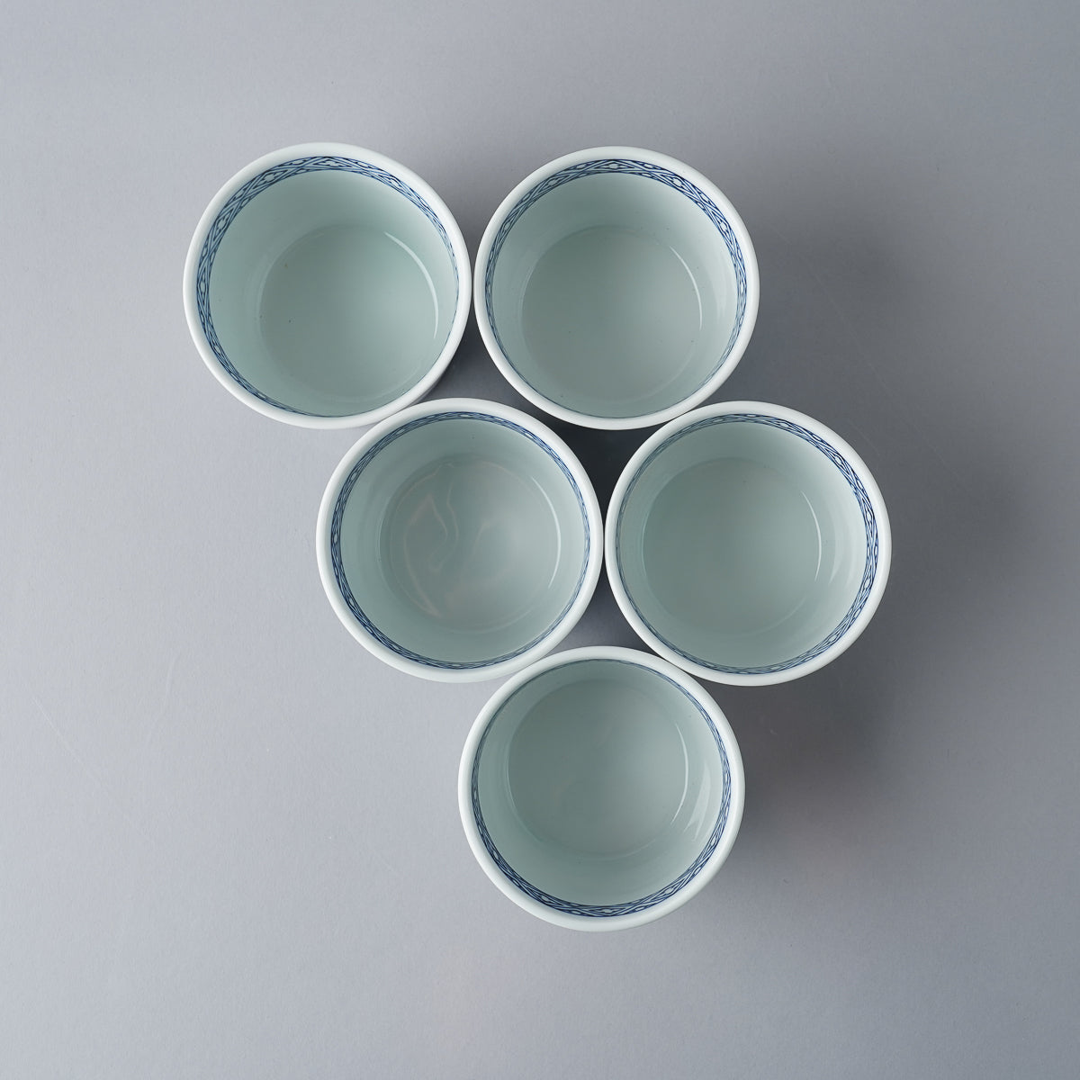 波佐見焼 染付 手彫そば猪口 190ml Takayama Studio1156