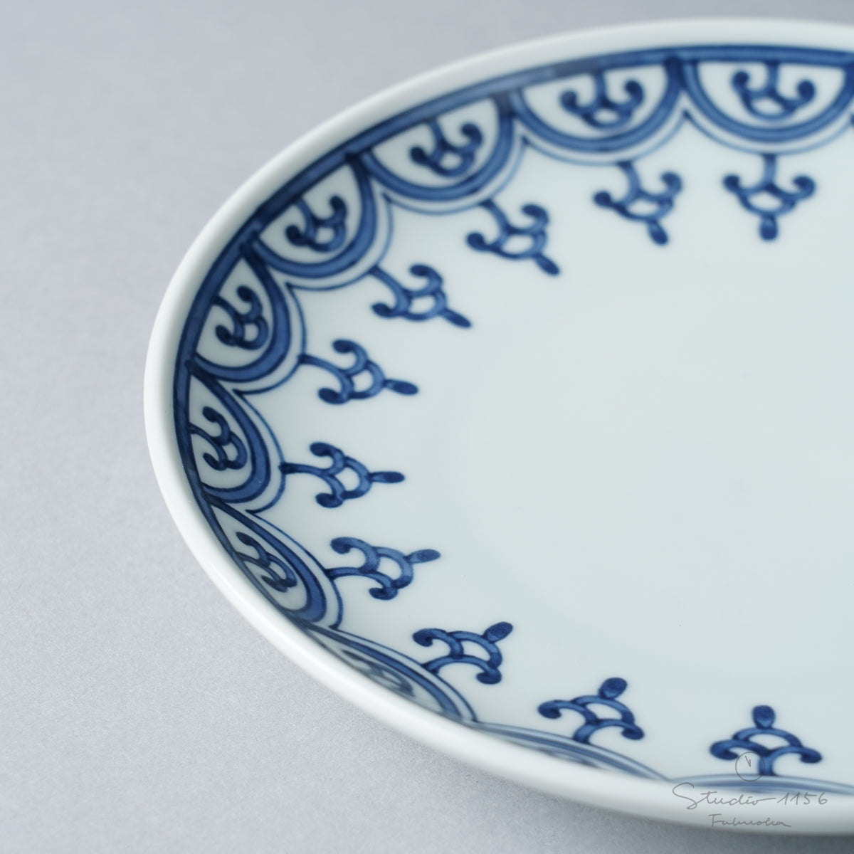 波佐見焼 染付 五寸丸皿 15cm Takayama Studio1156