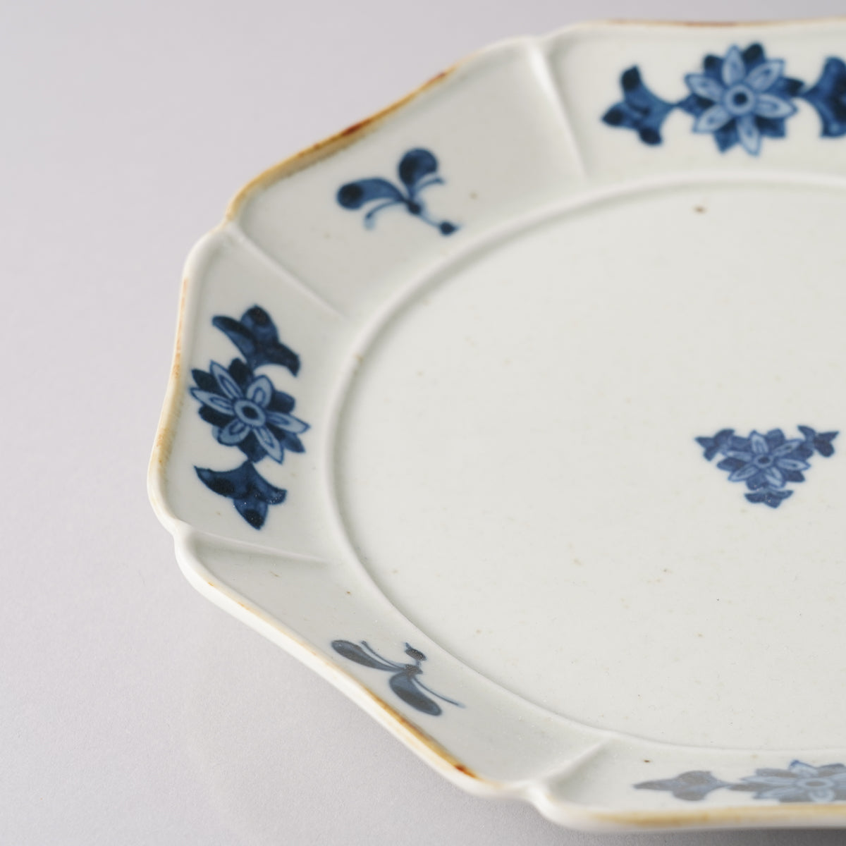 波佐見焼 八方七寸皿 21cm Toubou-ao Studio1156