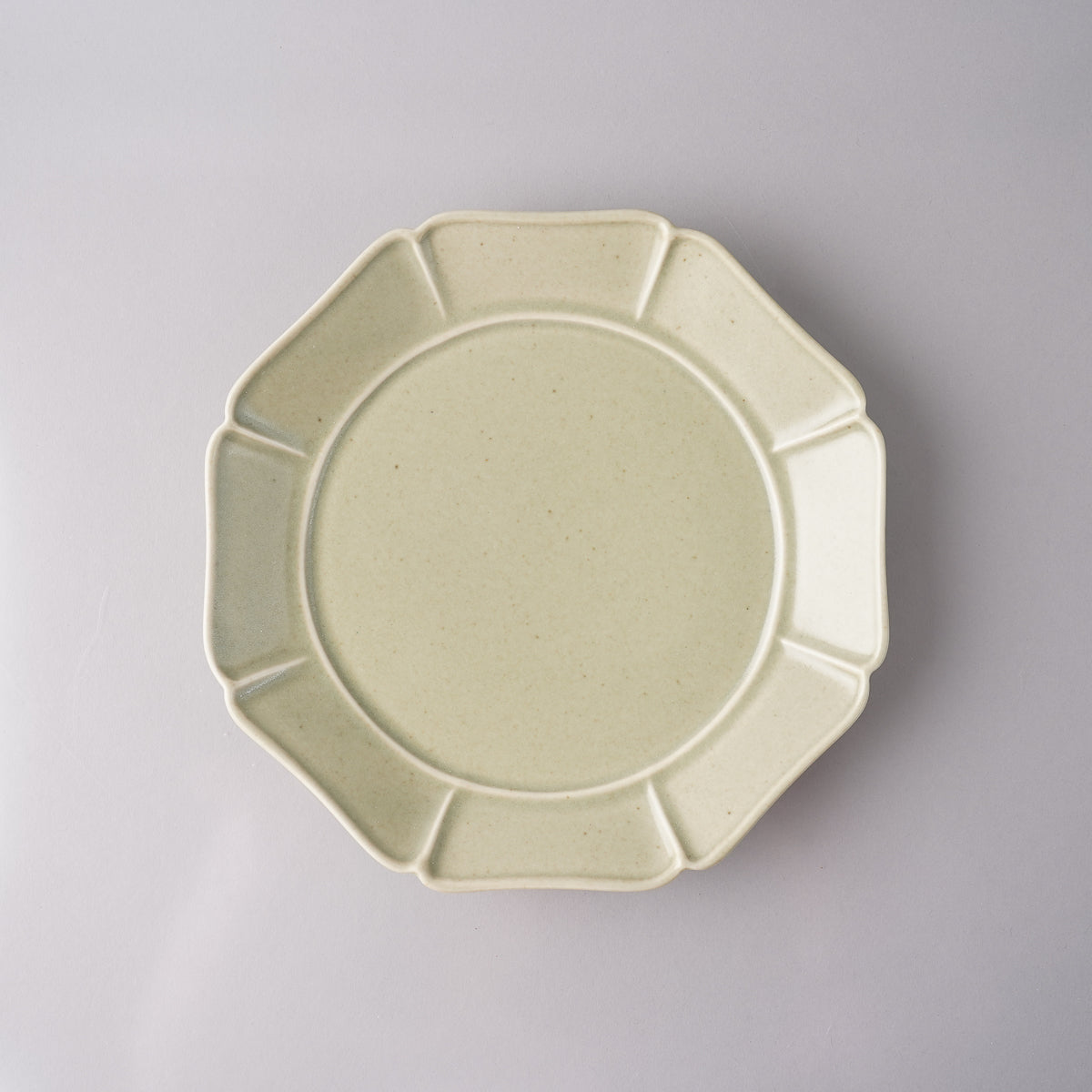 波佐見焼 八方七寸皿 21cm 青磁 Toubou-ao Studio1156