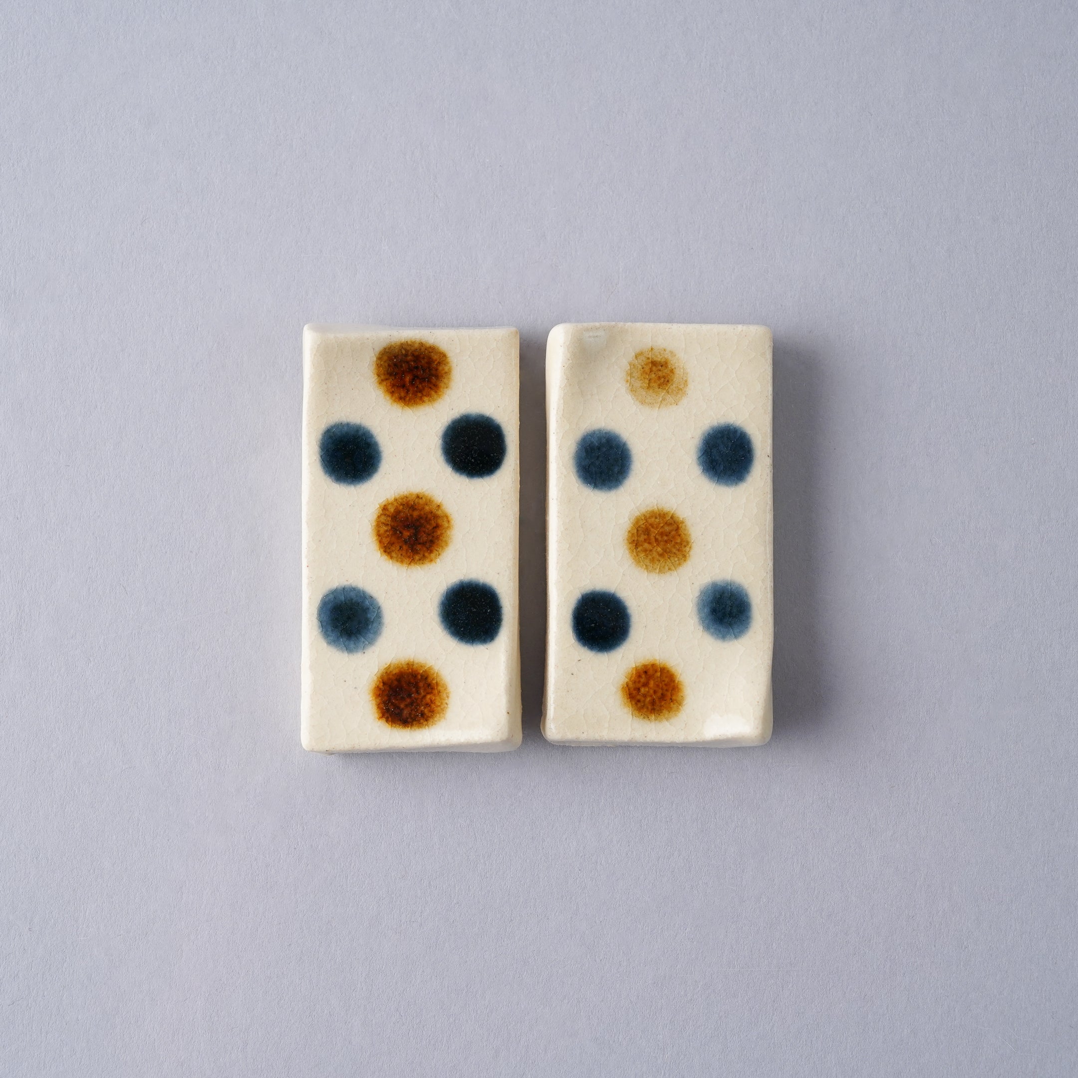 壺屋焼 やちむん 箸置き 5cm Toushin Studio1156