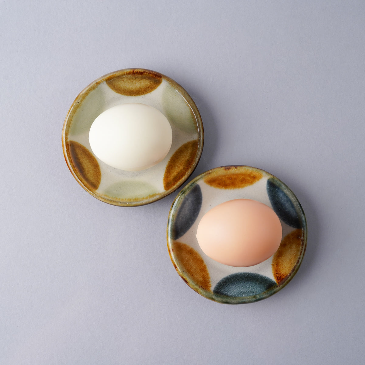 壺屋焼 やちむん ドット 三寸皿 9.5cm Toushin Studio1156