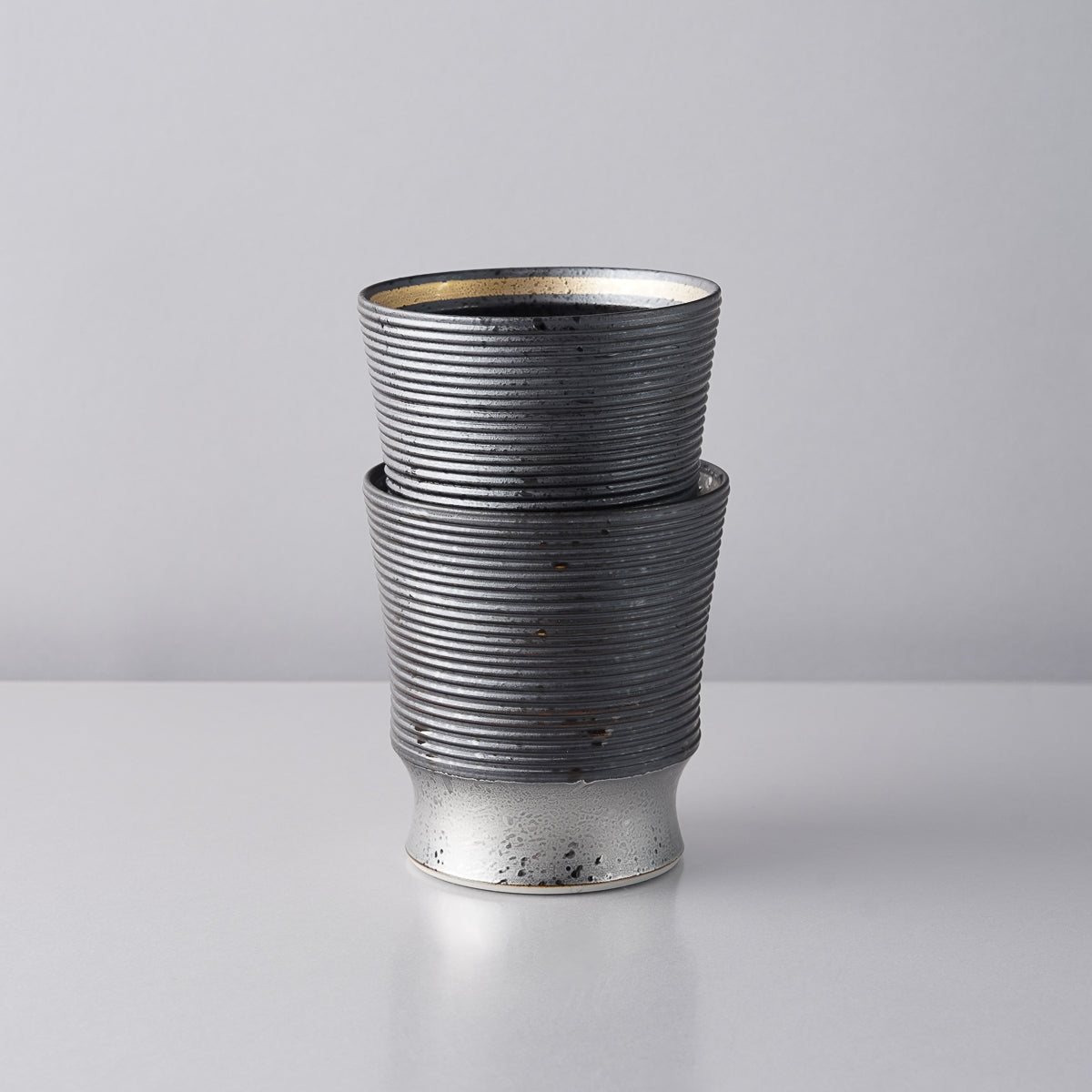 波佐見焼 ワビカップ ボーダー フリーカップ 300ml Wazan Studio1156