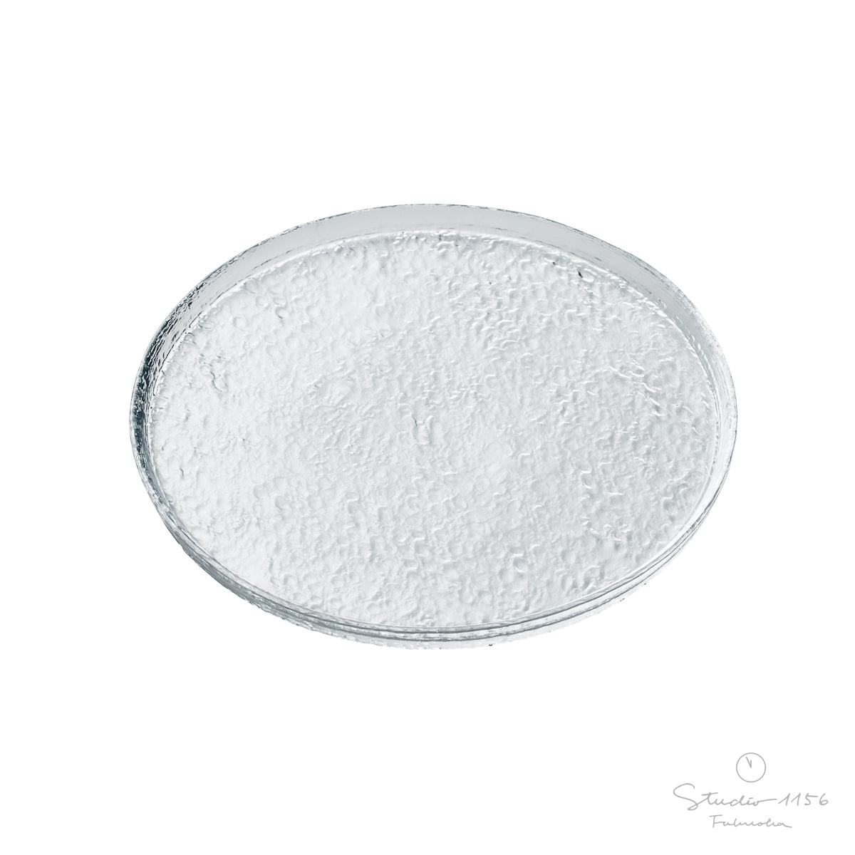 ガラス食器 うたかた プレート 24cm/20cm L 24cm Yoshinuma-glass Studio1156