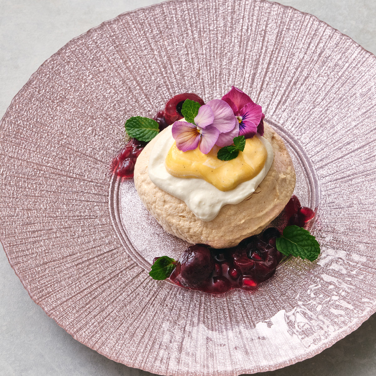 ガラス食器 エコール プレート 21cm Yoshinuma-glass Studio1156