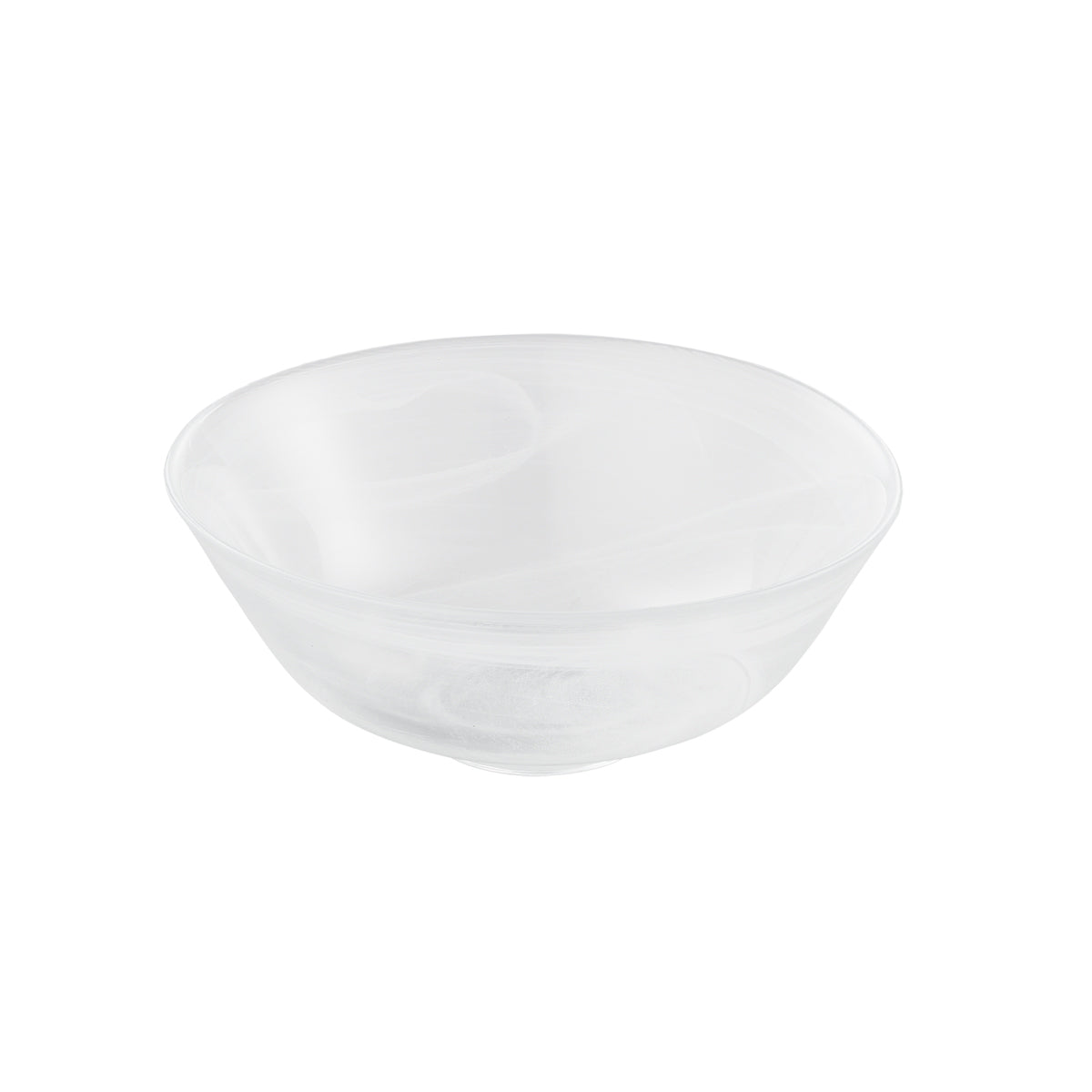 ガラス食器 水墨 中鉢 15cm WH 白 Yoshinuma-glass Studio1156