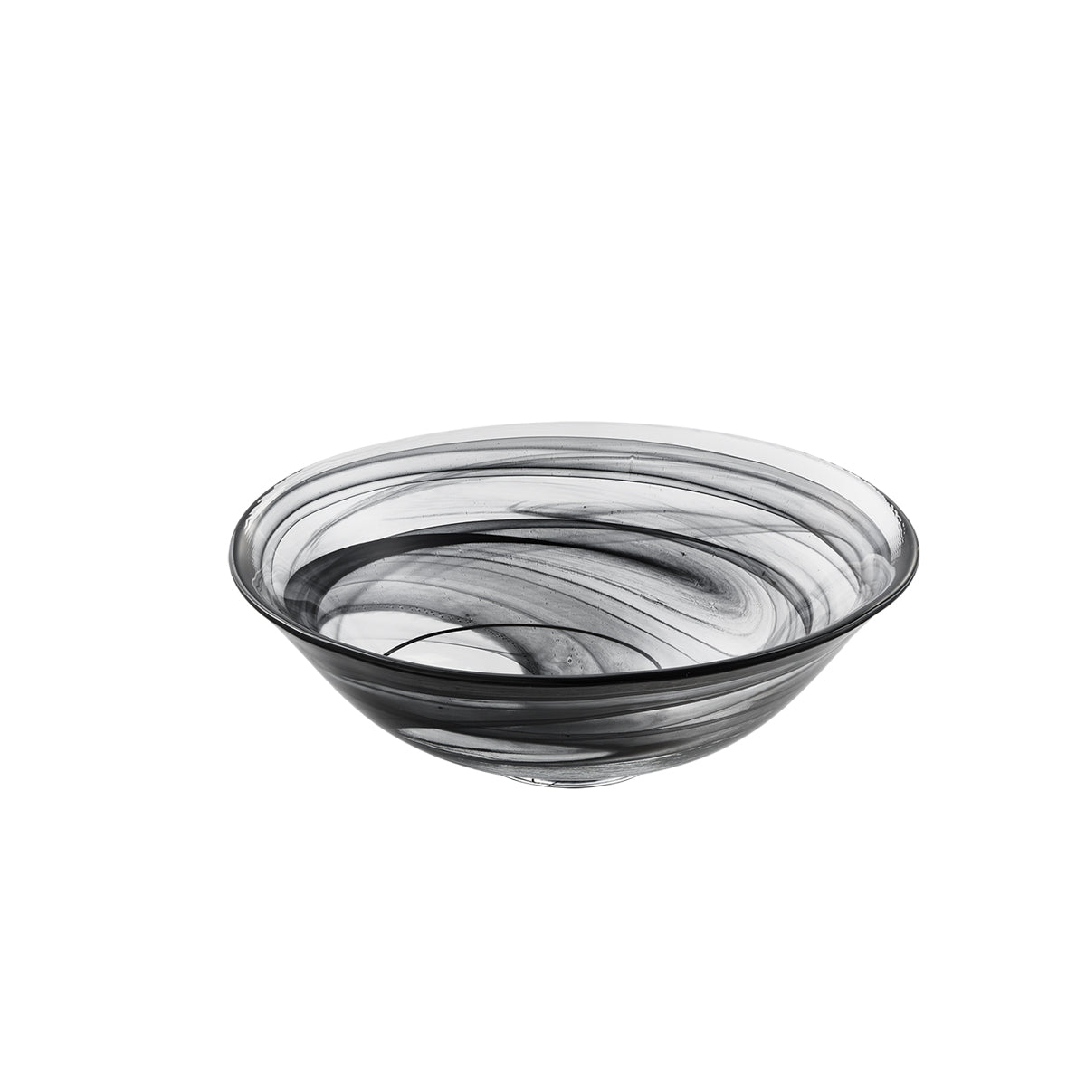 ガラス食器 水墨 小鉢 13.5cm BK 黒 Yoshinuma-glass Studio1156