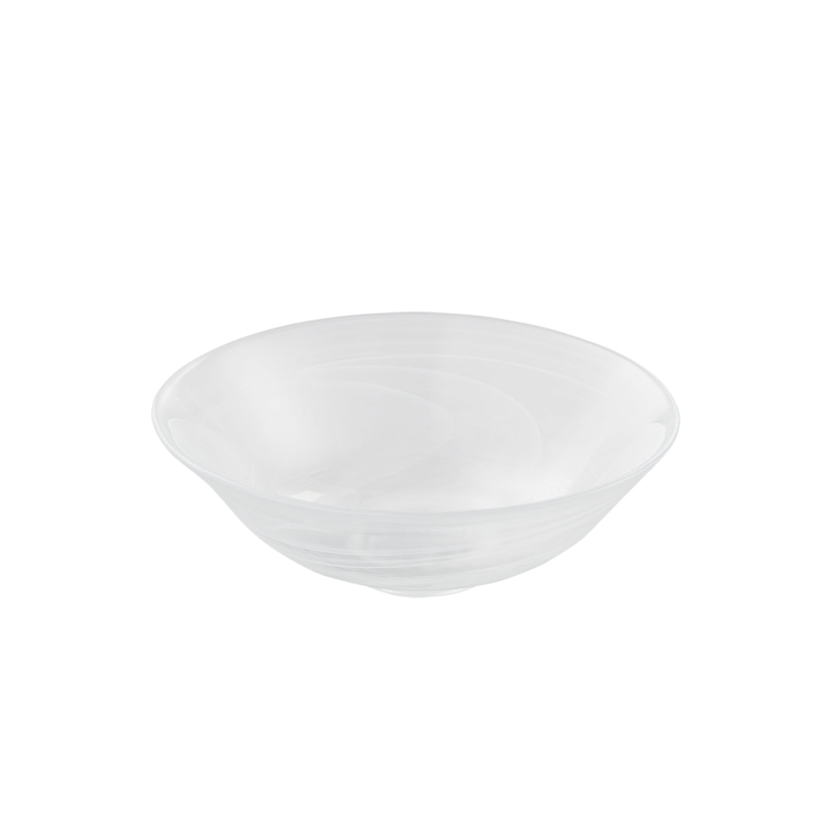 ガラス食器 水墨 小鉢 13.5cm WH 白 Yoshinuma-glass Studio1156