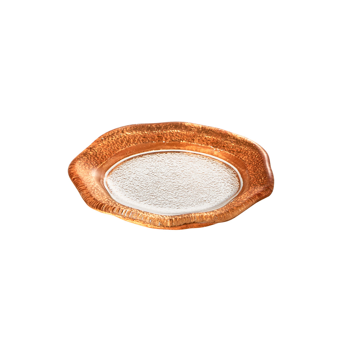 ガラス食器 サンタフェ 10cmプレート カッパー Yoshinuma-glass Studio1156