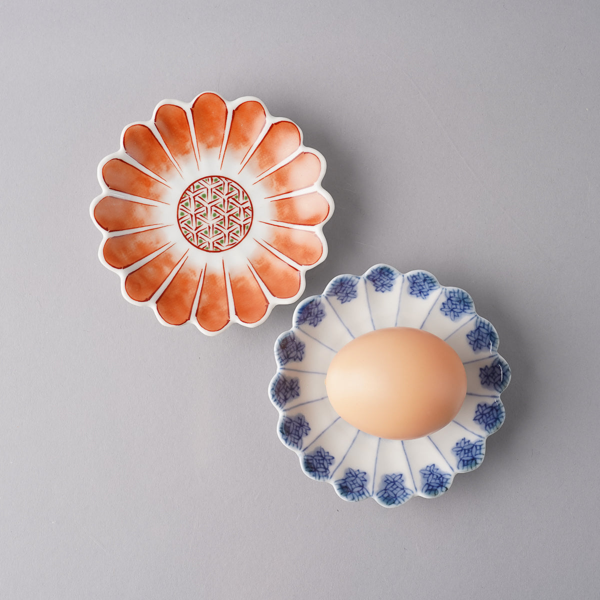 肥前吉田焼 七宝菊型手塩皿 9.5cm Yozan Studio1156