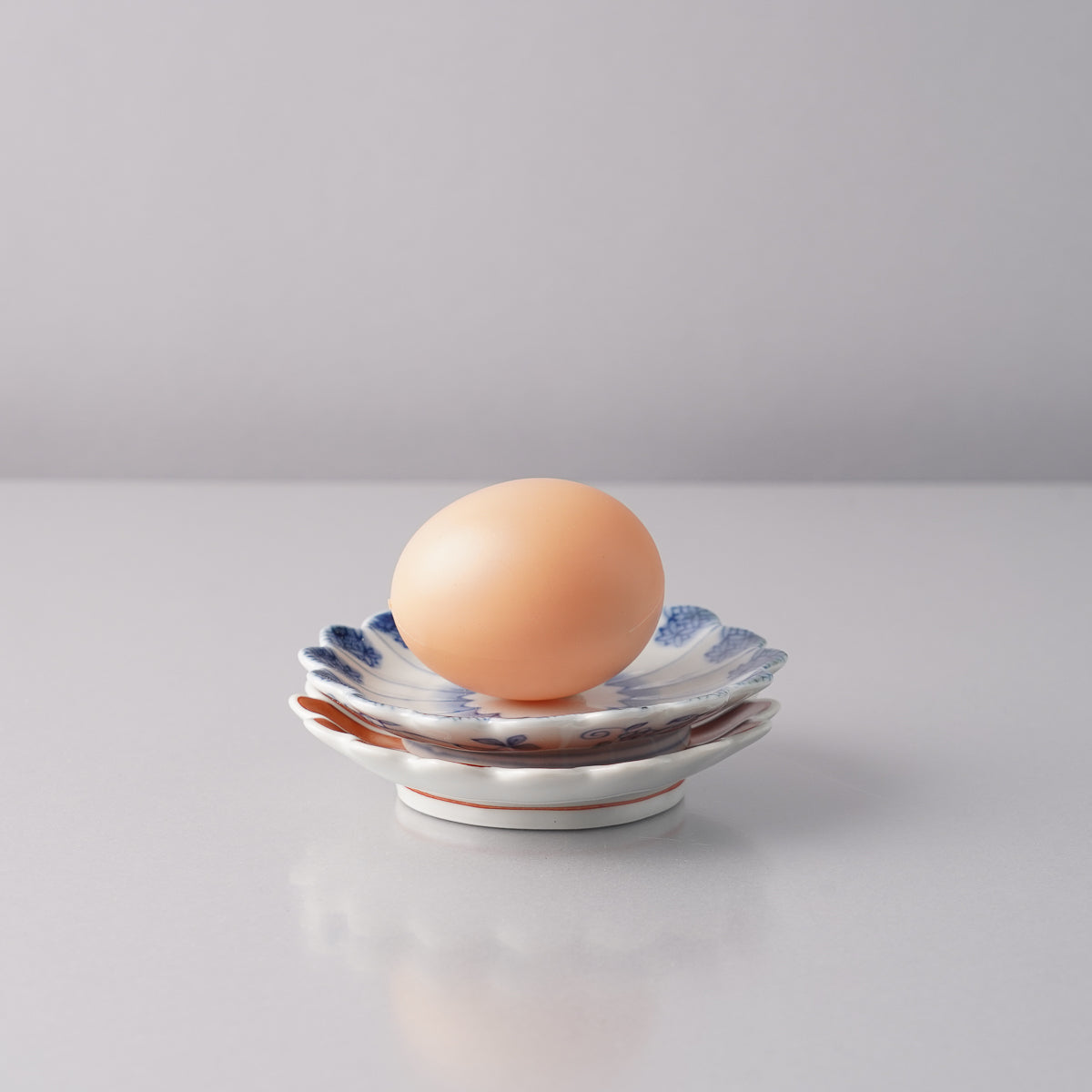 肥前吉田焼 七宝菊型手塩皿 9.5cm Yozan Studio1156