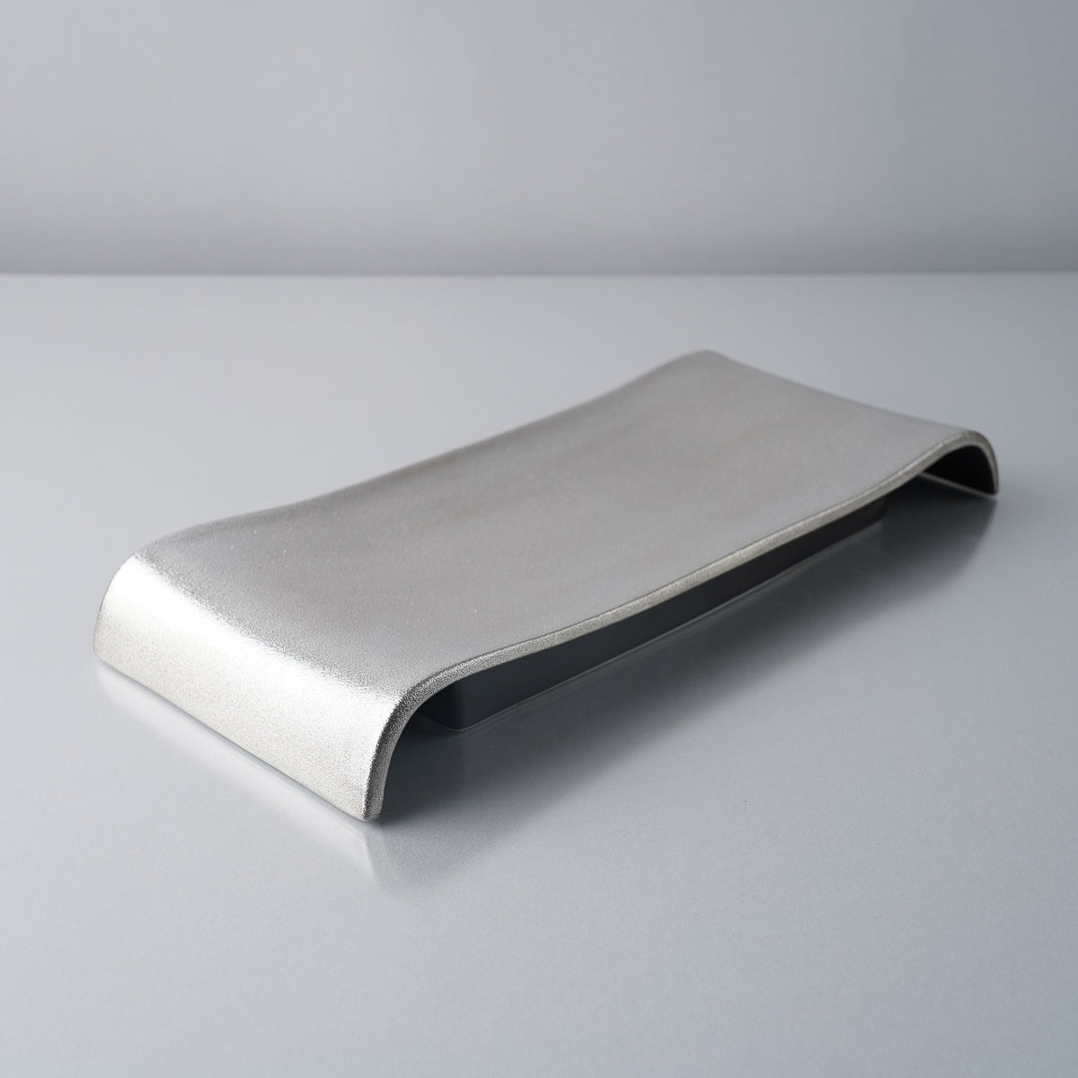 有田焼 ブリッジプレート 27.5cm ラフプラチナ Zuiho Studio1156