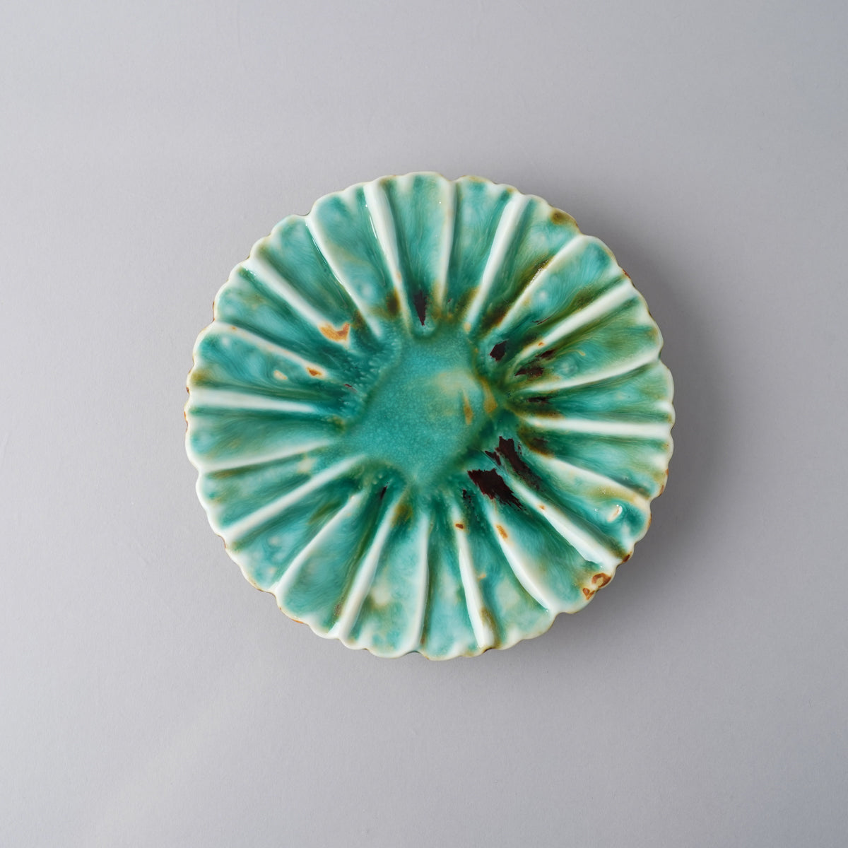 有田焼 六寸芙蓉皿 18.5cm 辰砂流し Zuiho Studio1156