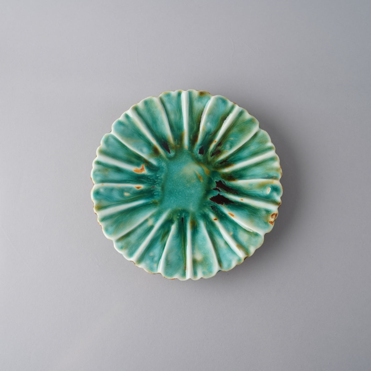 有田焼 五々寸芙蓉皿 16.5cm 辰砂流し Zuiho Studio1156