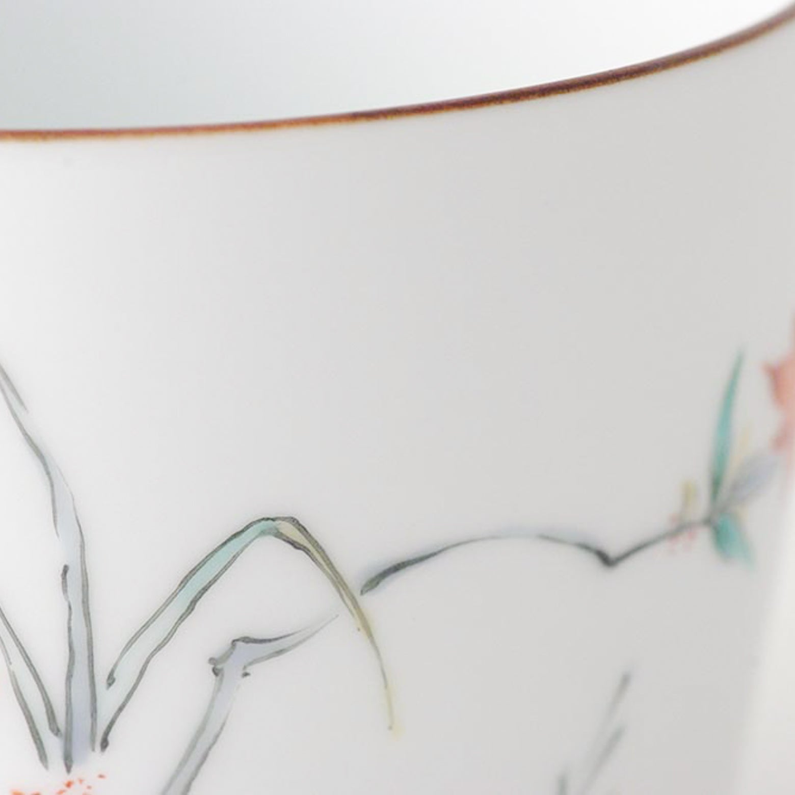 有田焼 色絵 牡丹文 そば猪口(大) 220ml Riso Studio1156