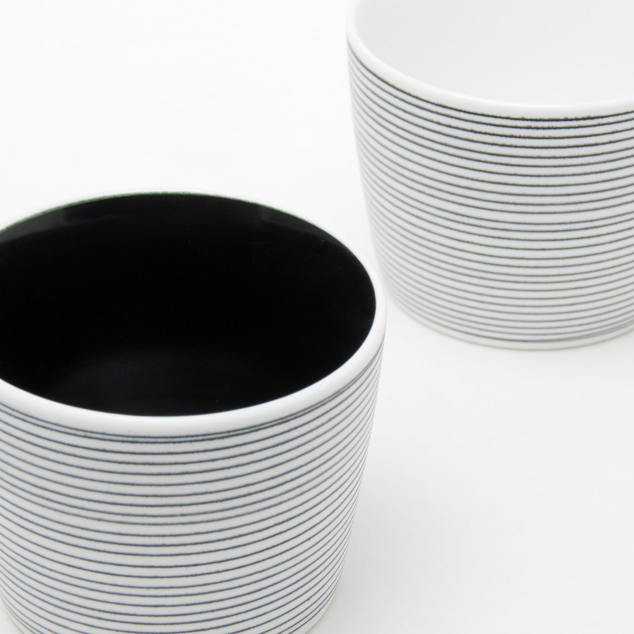 有田焼 外黒呉須象嵌そば猪口(大)内黒 220ml Riso Studio1156