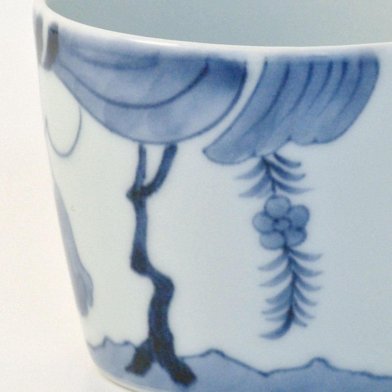 有田焼 染付 幔幕文 そば猪口(大) 220ml Riso Studio1156