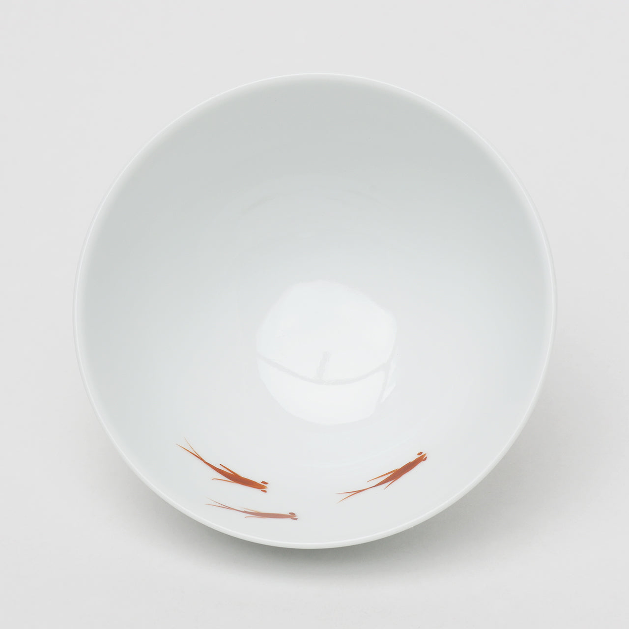 有田焼 メダカ 平仙茶(赤) 180ml Riso Studio1156