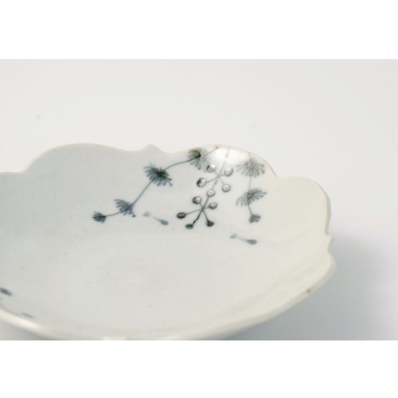 有田焼 染付水草 四稜小皿 10.5cm ARITA PORCELAIN LAB Studio1156