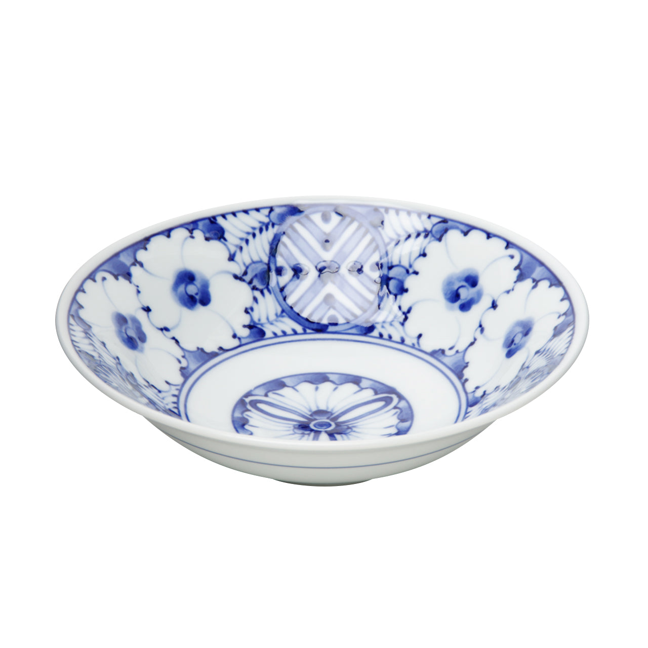 波佐見焼 染付 青黛花紋 中鉢 15.5cm Takayama Studio1156