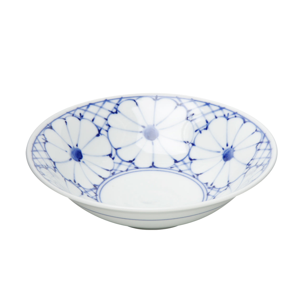 波佐見焼 染付 輪花文 中鉢 15.5cm Takayama Studio1156