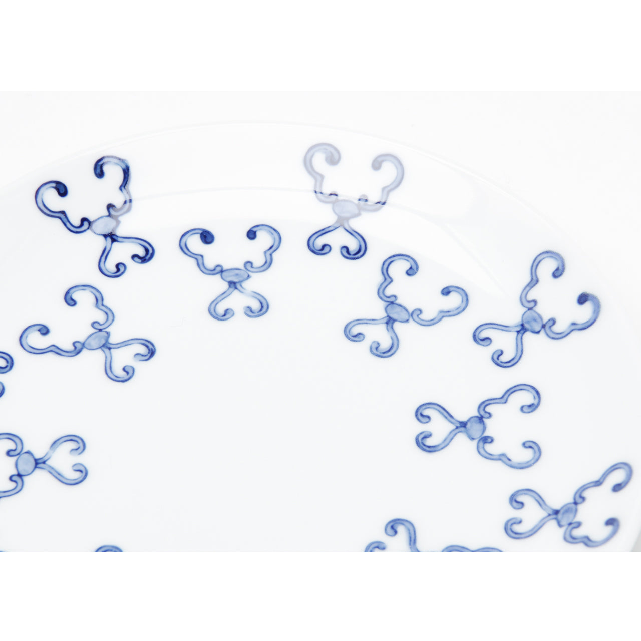 有田焼 染付 かぎつなぎ 6寸皿 19cm Teizan Studio1156