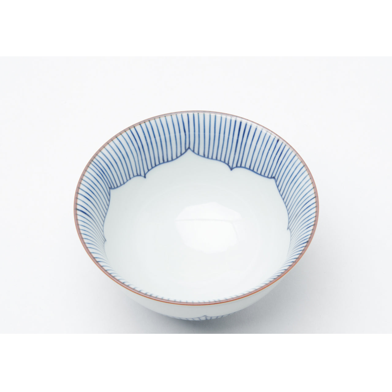 有田焼 花形十草 飯碗(小) 11.5cm Teizan Studio1156