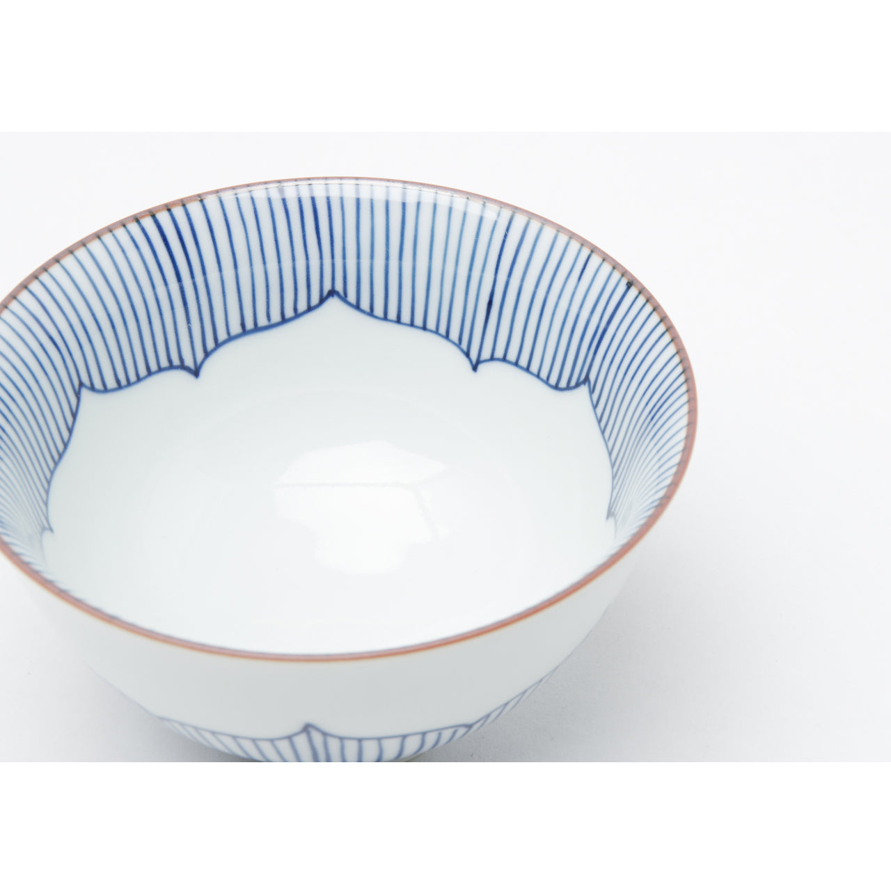 有田焼 花形十草 飯碗(小) 11.5cm Teizan Studio1156