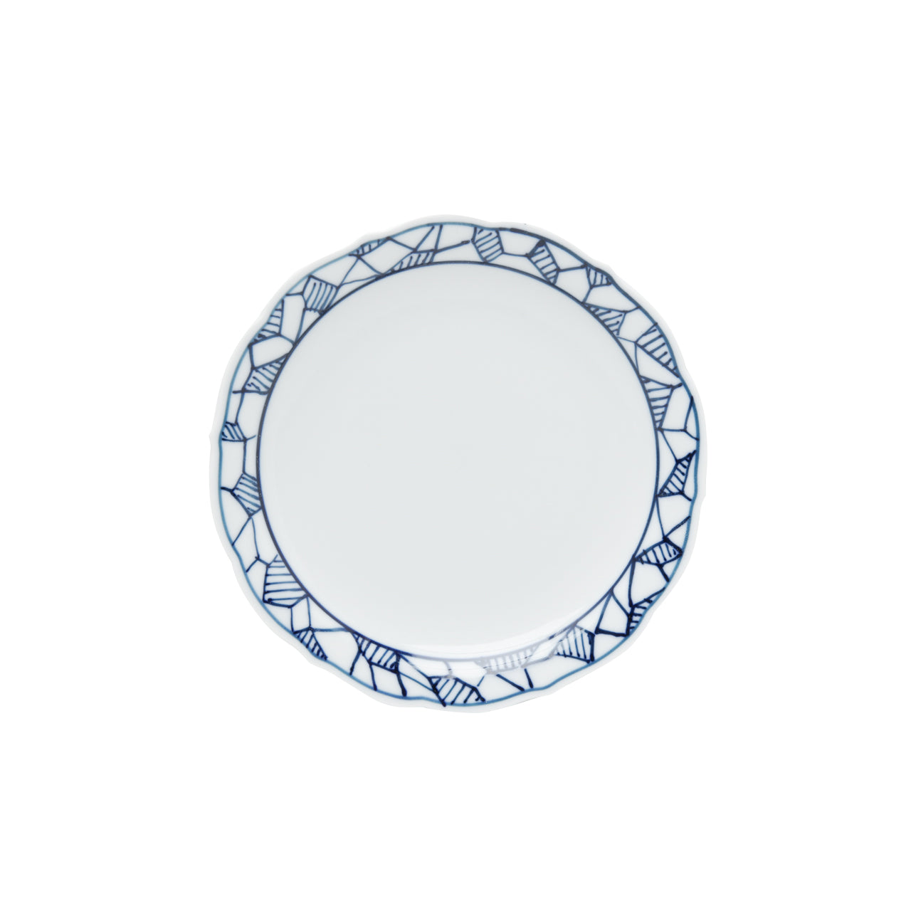 有田焼 染付氷裂 四寸皿 13cm Teizan Studio1156