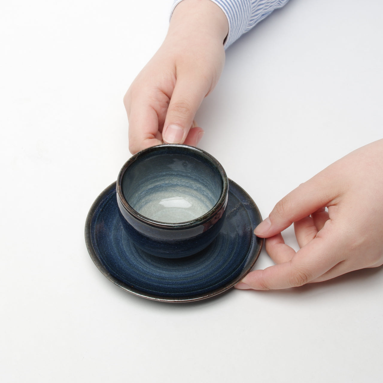 伊万里焼 藍 コーヒー碗皿 180ml Tamori Studio1156
