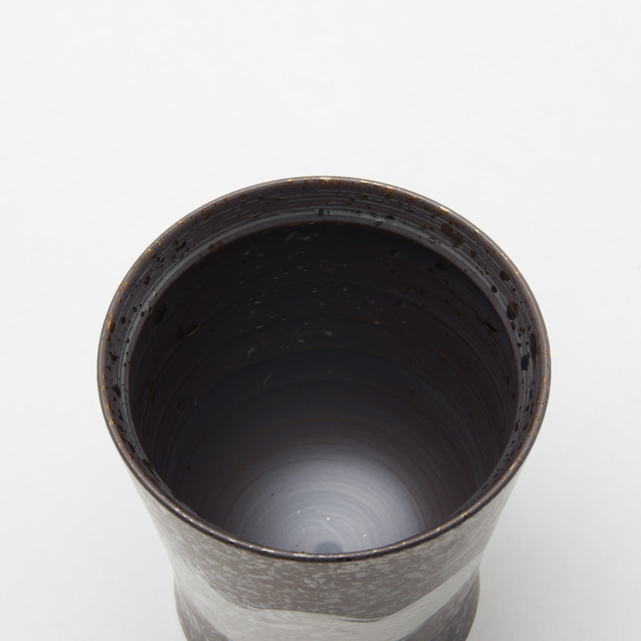 波佐見焼 ワビカップ スリム 銀刷毛 フリーカップ 300ml Wazan Studio1156