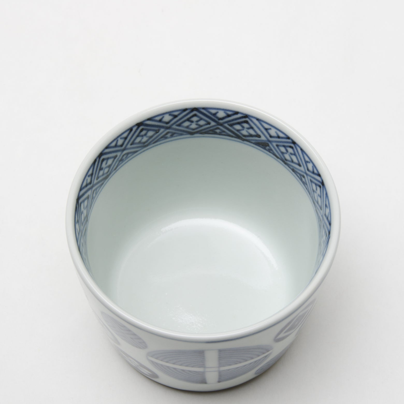 有田焼 丸十字文 そば猪口(大) 220ml Riso Studio1156