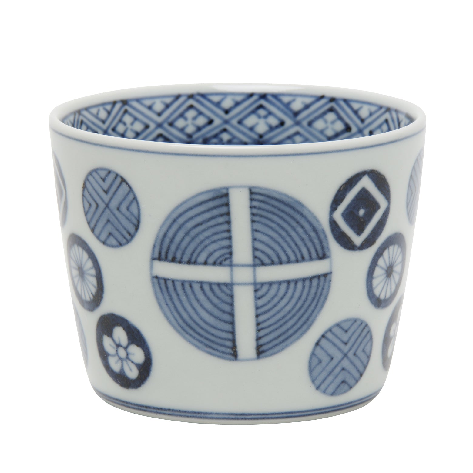 有田焼 丸十字文 そば猪口(大) 220ml Riso Studio1156