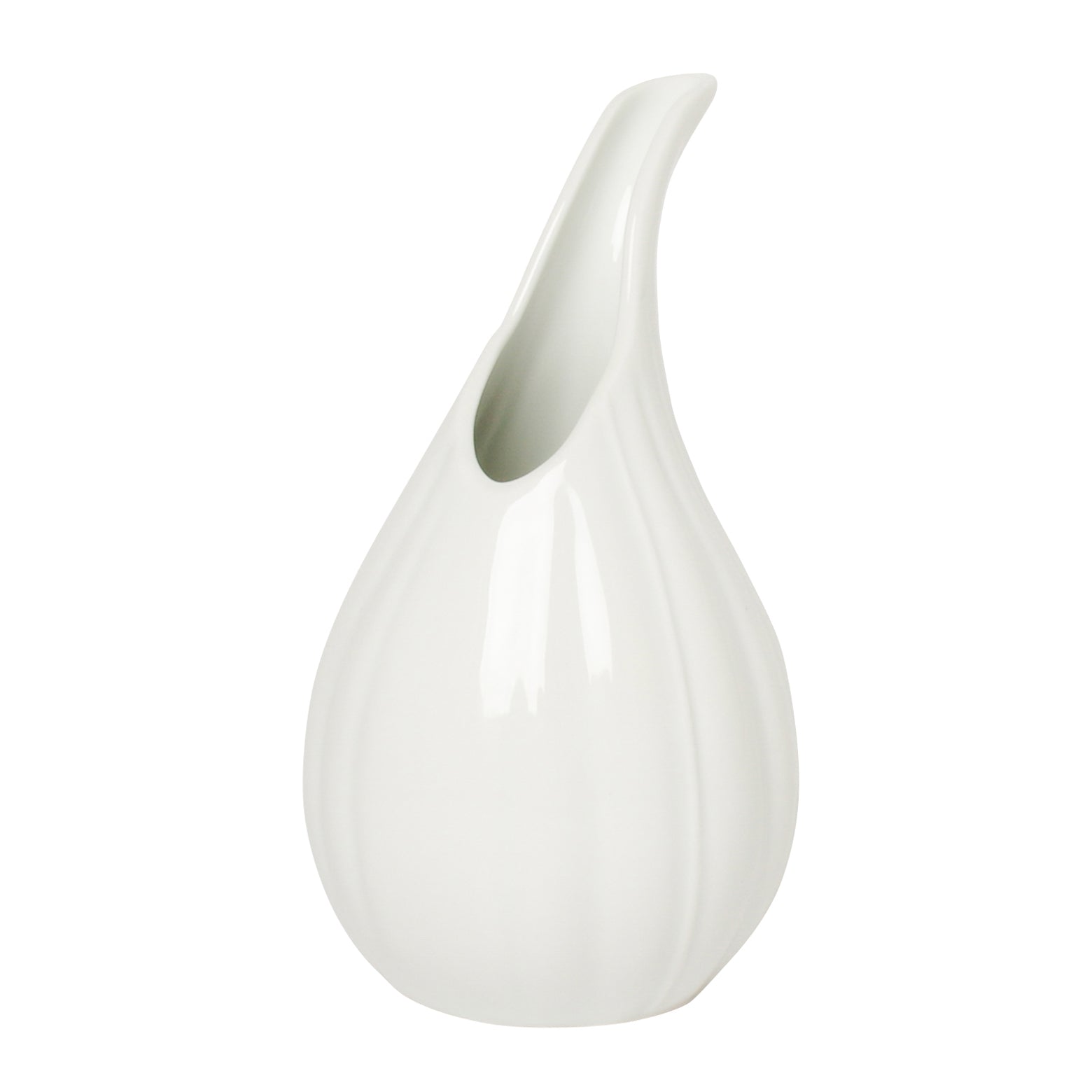 波佐見焼 白 彫 一輪挿し 15cm Korin Studio1156